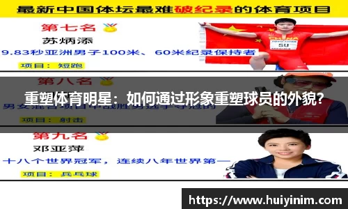 重塑体育明星：如何通过形象重塑球员的外貌？